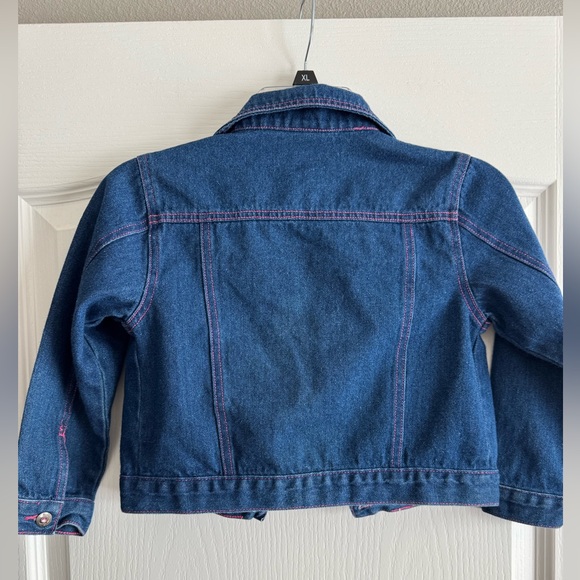 Vintage 90s Barbie Kids Denim Jacket - Blue size 6/6X - Picture 8 of 8